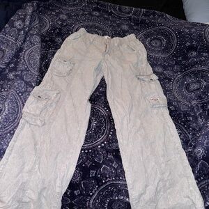 Urban Outfitters Gray Boot Cut Flare Pants with Elastic Waistband
